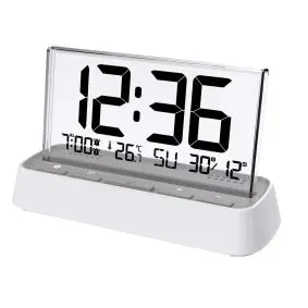 CONZEPT Digitalt radiostyret ur - hvid - 