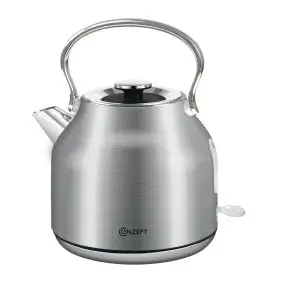 CONZEPT Elkedel 1,7 liter - stål - MÅNEDSTILBUD